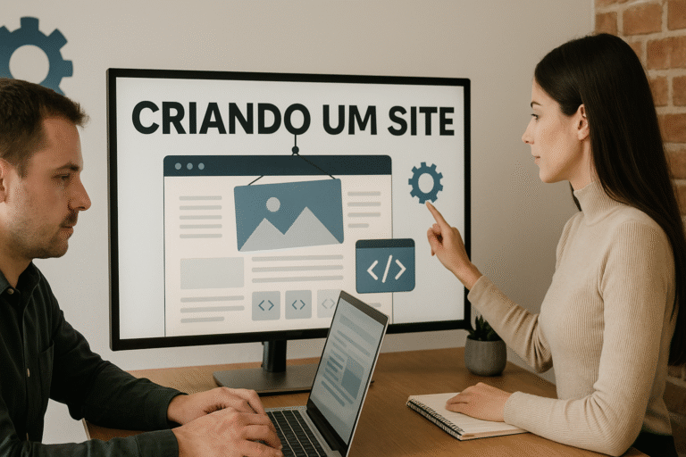 como criar um site profissional