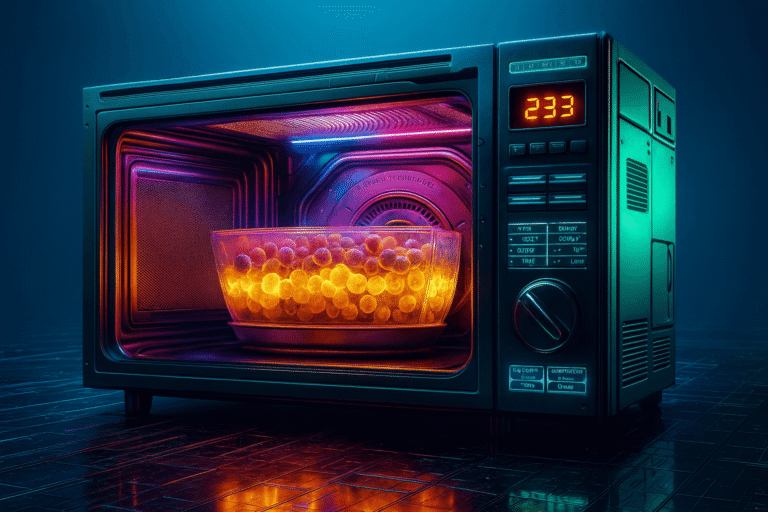 micro-ondas com IA